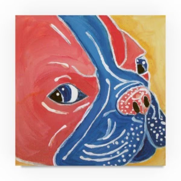 Lauren Moss 'Crusoe' Canvas Art, 14x14, Trademark Fine Art, Mfr#: ALI23181-C1414GG